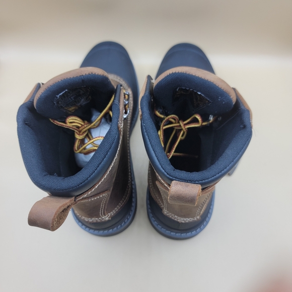 Wolverine Floorhand Steel Toe Swamp Boots Men's Size 9.5 M Brown Black Work Boot - Picture 10 of 13